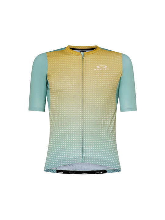 Oakley Tricou De Ciclism Pentru Bărbați Cu Mâneci Scurte Albastru Oakley Tricou De Ciclism Pentru Bărbați Cu Mâneci Scurte Albastru