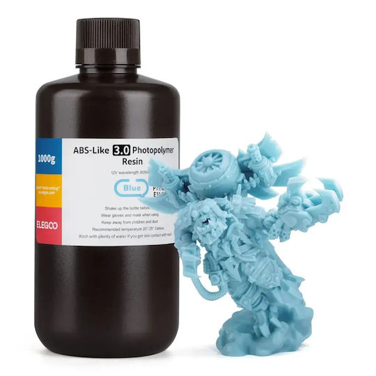 Elegoo Rășină Pentru Imprimante 3D Albastră 1kg