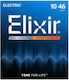 Elixir Nanoweb Σετ Χορδών Ηλεκτρικής Κιθάρας 10 - 46"