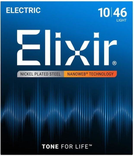 Elixir Nanoweb Σετ Χορδών Ηλεκτρικής Κιθάρας 10 - 46"