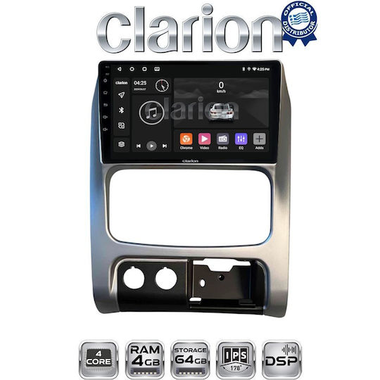 Clarion Ηχοσύστημα Αυτοκινήτου για Jeep Cherokee / Liberty 2002-2007 (Bluetooth/USB/WiFi/GPS/Apple-Carplay/Android-Auto)