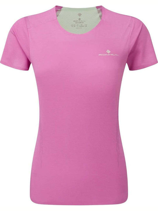 Ronhill Tricou Sportiv Damă Uscare Rapidă Roz
