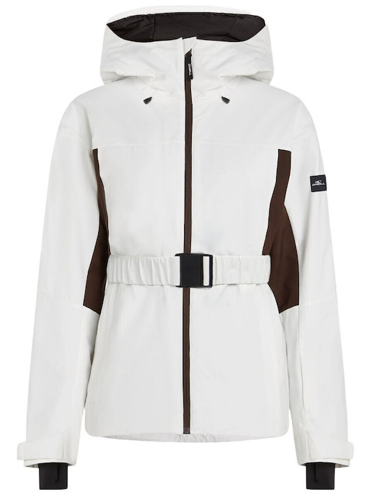 O'Neill 1500132-41010 Geacă Pentru Femei Pentru Ski & Snowboard Albă