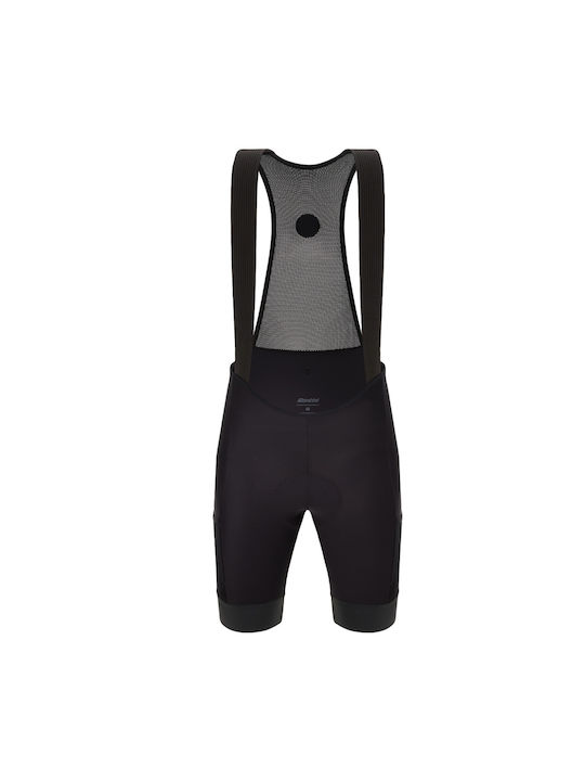 Santini Pantaloni De Ciclism Pentru Femei Cu Bretele Negri