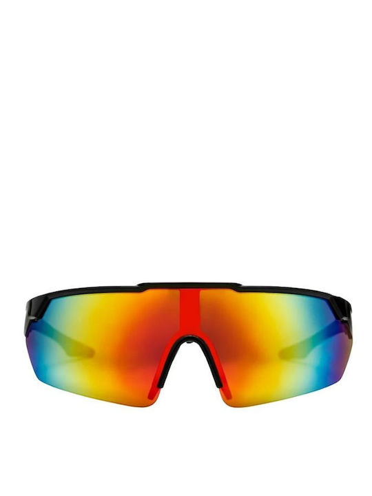 Chpo Black Sunglasses With Horn-Rimmed Frame Chpo Black Sunglasses With Horn-Rimmed Frame