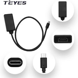 Teyes Type-c To Hdmi Cable Adapter Teyes Navigation Systems Digital Video Output Teyes Type-c To Hdmi Cable Adapter Teyes Navigation Systems Digital Video Output