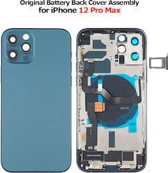 Заден капак на батерията в комплект за Iphone 12 Pro Max *grade C* Заден капак на батерията в комплект за Iphone 12 Pro Max *grade C*