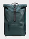 Rains Rolltop Rucksack Green