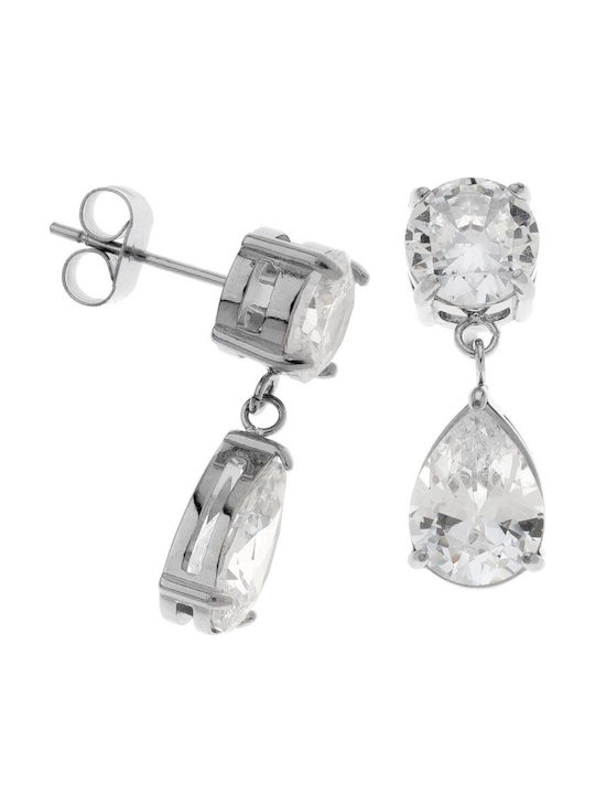 Arteon Steel Earrings with Stones Arteon Steel Earrings with Stones