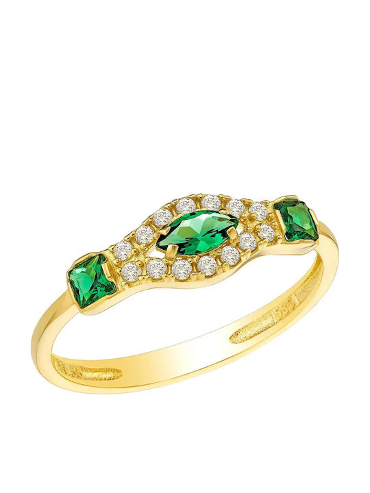 Ioannis Kosmima Women's Ring with Stones from 9K Gold
