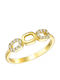 Ioannis Kosmima Women's Ring with Zircon from 9K Gold