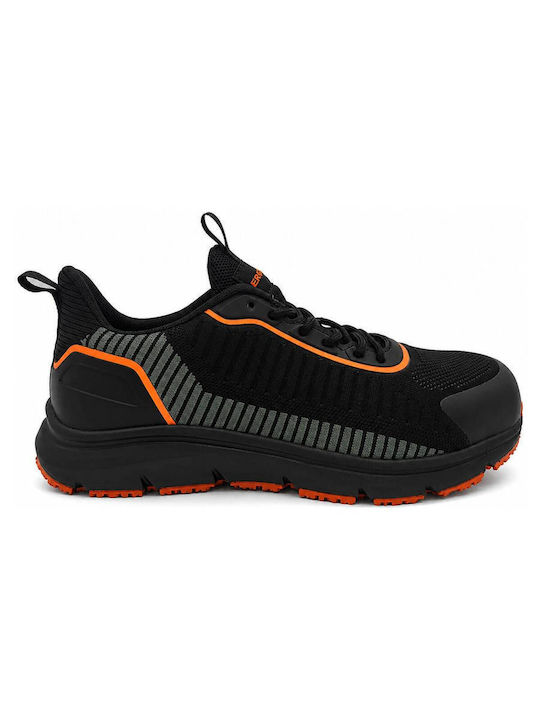 Ergo Work Shoe Black S1PL with Certification FO, SR
