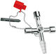 Pasco Multi-Purpose Cross Wrench with Adjustable Jaws