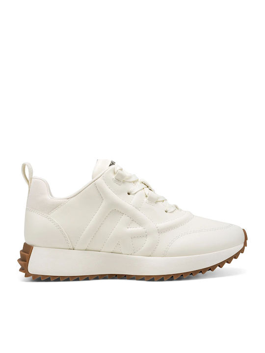 DKNY Damen Sneakers Creme