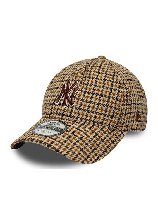 New Era MLB Check 9twenty A-Frame Kappen Strapback 60915795 Braune