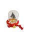 Kalliopi Silver Handmade Tabletop New Year's Lucky Charm Boat Gold Made of Glass 2027