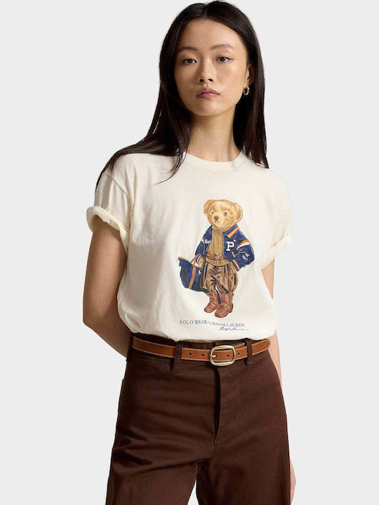 Γυναικείο Crop T-shirt Off White