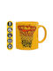 Koupakoupa Basket Net Ceramic Yellow Mug 330ml