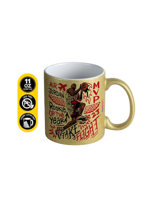 Koupakoupa Jordan Ceramic Mug Gold 330ml