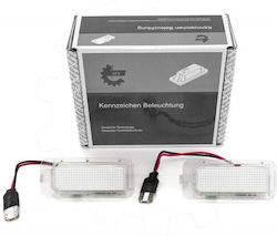 SKV Светлини За Регистрационната Табела LED За Ford C-Max / Fiesta / Focus / Galaxy / Grand C-Max / Kuga / Mondeo