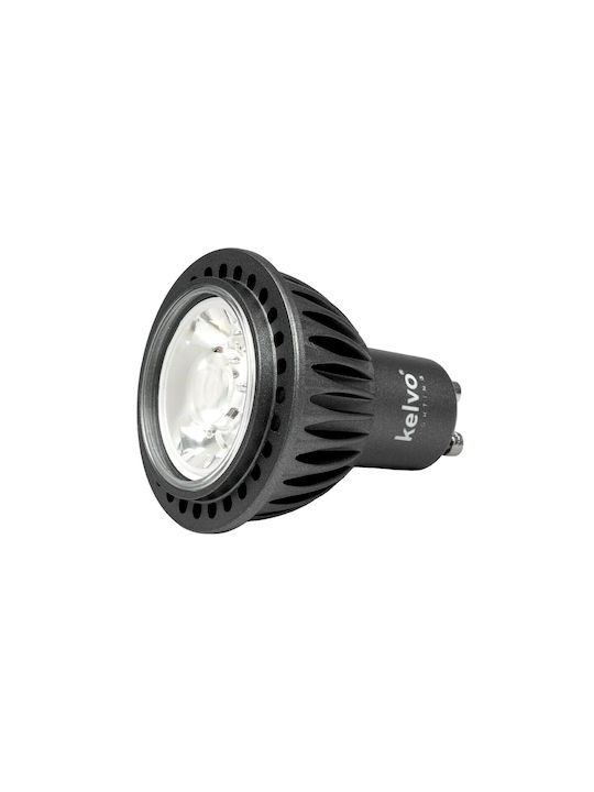 kelvo Recessed Spot with Built-in LED and Warm White Light White 5x5cm