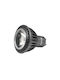 kelvo Metallic Recessed Spot with Built-in LED and Natural White Light White 5x5cm