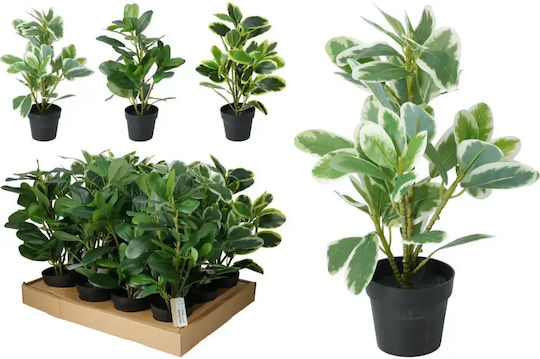 Artificial Buxus Plant Black Potted Plant 38cm