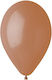Composition with 100 Brown Balloons 30cm