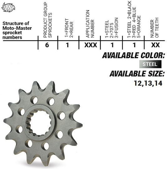 Moto Master Pinion Față Pentru Triumph Speed
