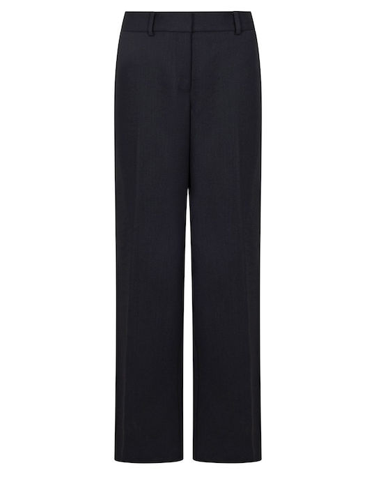 Women's Fabric Trousers Black