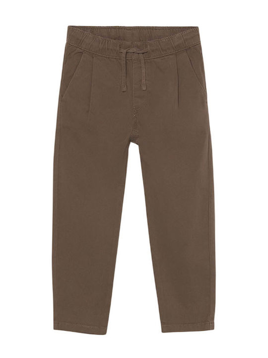 Mayoral Kids Trousers Cocoa