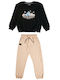 Kids Tracksuit With Top Black