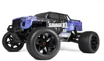 HPI Racing Savage Mașină Teleghidată Monster Truck 4WD Albastră
