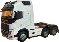 Model Metalic Camion Volvo Sunet Lumini Albe