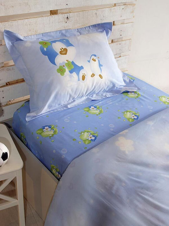 Sunshine Single Cotton Sheets Set Cotton/Sateen 180x260cm