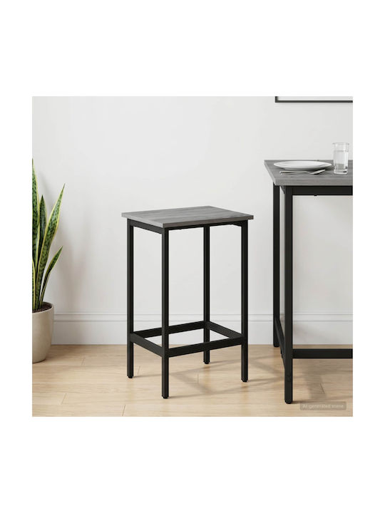 Barhocker Hölzernes Grau 40x32x64cm