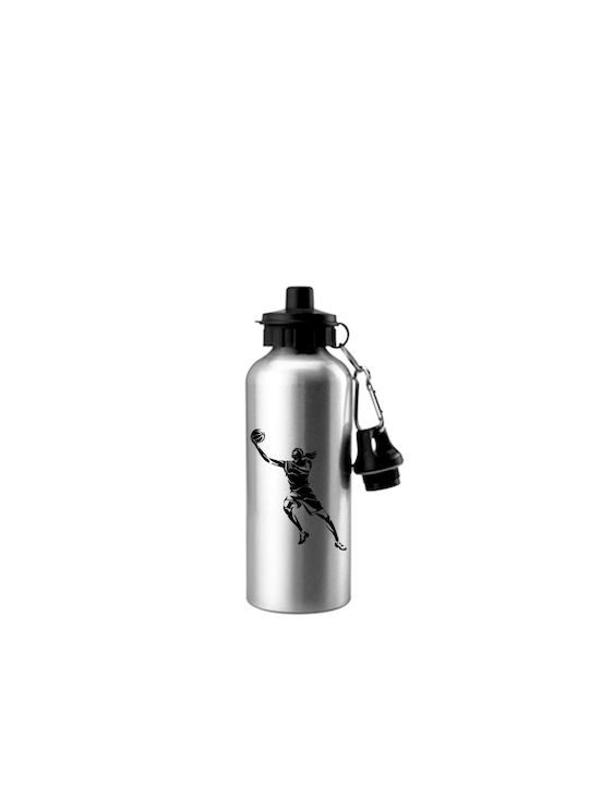 Water Bottle Basketball 500ml Silver Water Bottle Basketball 500ml Silver