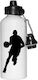 Water Bottle Basketball 500ml White