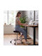 Living Room Stools with Adjustable Height Black 2 Pieces