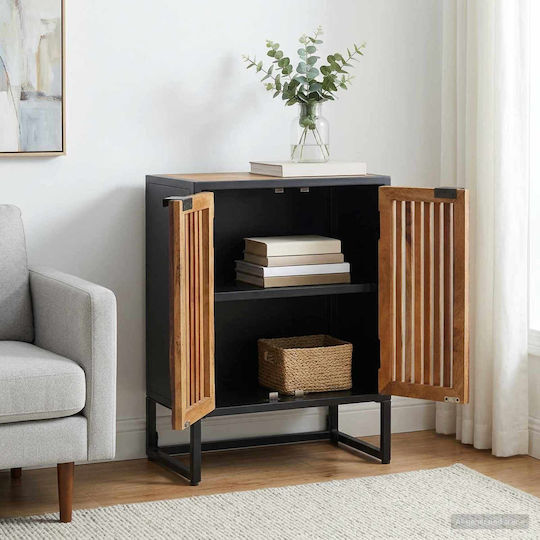 Wooden Sideboard Braun 53x30x70cm