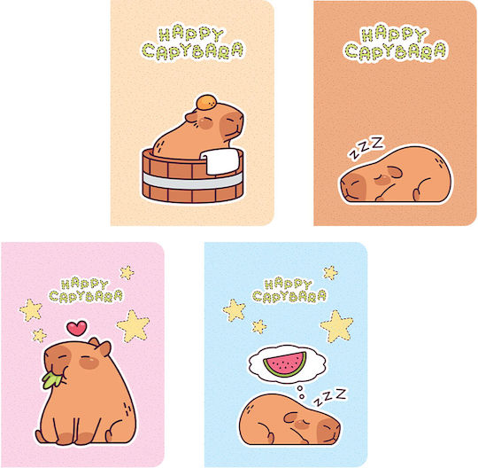 Spree Тетрадка С Редове А6 40 Листове Capybara
