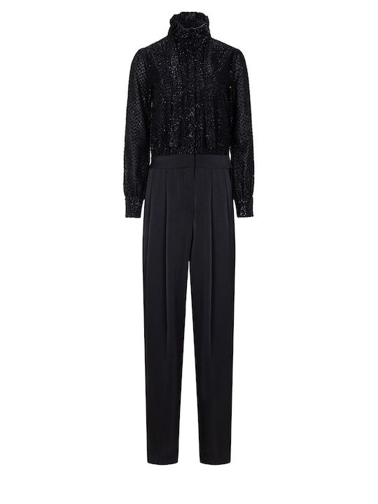 Damentyp Langärmeliges Jumpsuit Schwarz
