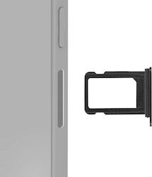Metallischer SIM Tray Kompatibel mit iPhone 12 Pro 10-Sekunden-Installation Inklusive Gummi in Graphitgrau