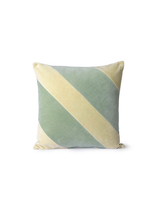 HK Living Sofa Cushion 100% Cotton Mint Green 45x45cm