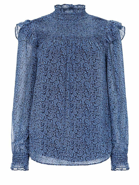 Long Sleeve Women's Shirt Blue