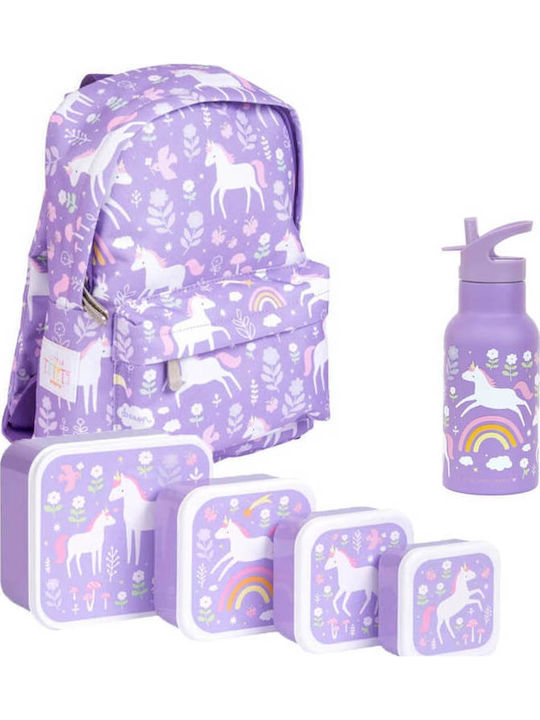 A Little Lovely Company Unicorn Dreams Set școl...