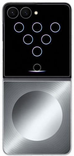 Samsung Flipsuit Magnet Silicone Back Cover Grey Galaxy Z Flip8