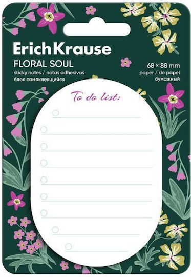 Biletele De Memorie Blocnotes 68x88mm ErichKrause Floral Soul