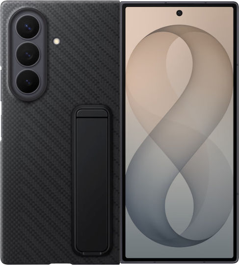 Samsung Carbon Standing Back Cover Plastic Black (Galaxy Z Fold8)