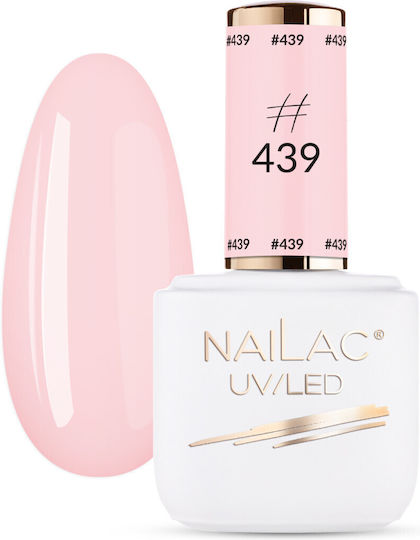 NaiLac Nail Lacquer Lang anhaltende Schnelltrocknende Rosa #439 7ml